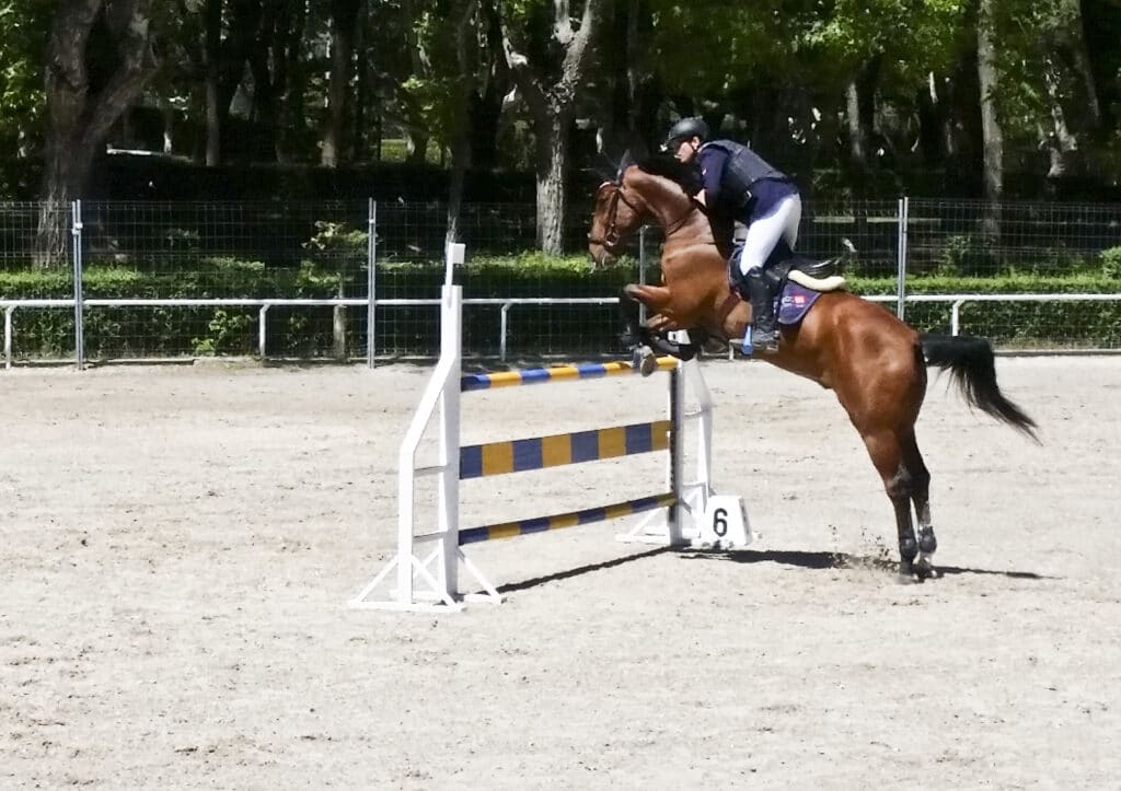 The meeco Equestrian Team with OurSun Lacoste at the show jumping competition in Madrid